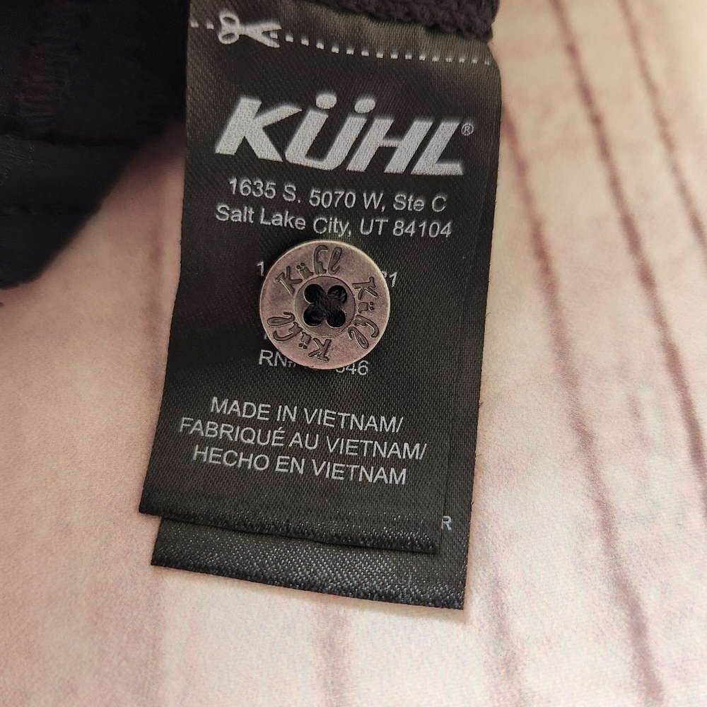 Kuhl "Horizn" Shorts Raven Black Convertible Bermuda Cargo Hiking Women's Size 2 - Picture 10 of 13